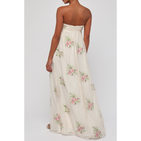 LULUS FIONA EMBROIDERED MAXI DRESS