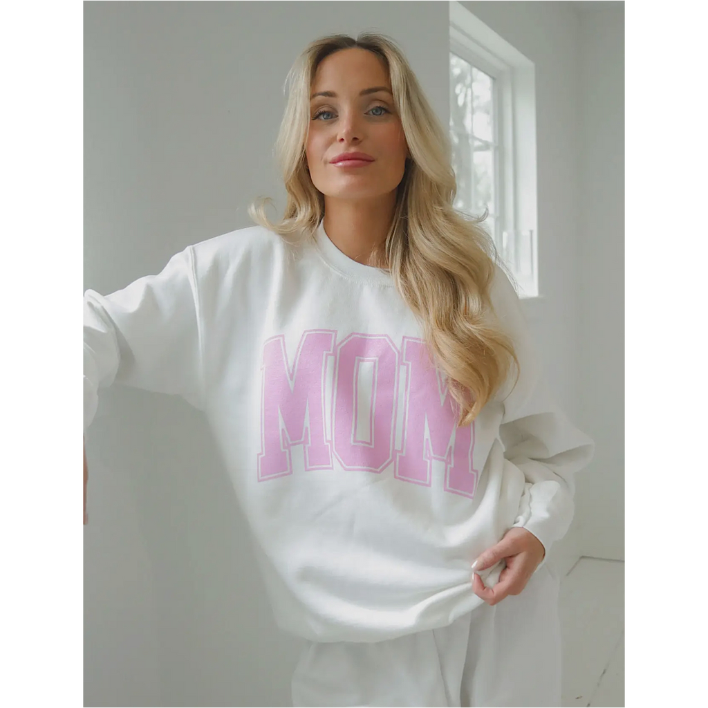 Friday Saturday Mom Pink Sweatshirt Makie Black Boutique