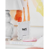 TARTBYTAYLOR WHITE ACRYLIC PICTURE FRAME