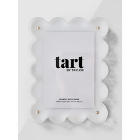 TARTBYTAYLOR WHITE ACRYLIC PICTURE FRAME