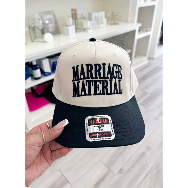 MARRIAGE MATERIAL HAT