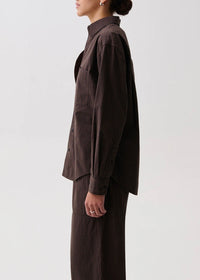 PISTOLA MILA BUTTON DOWN WRAP TOP - HOT TODDY