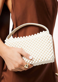 BILLINI JEANIE HANDLE BAG - BONE