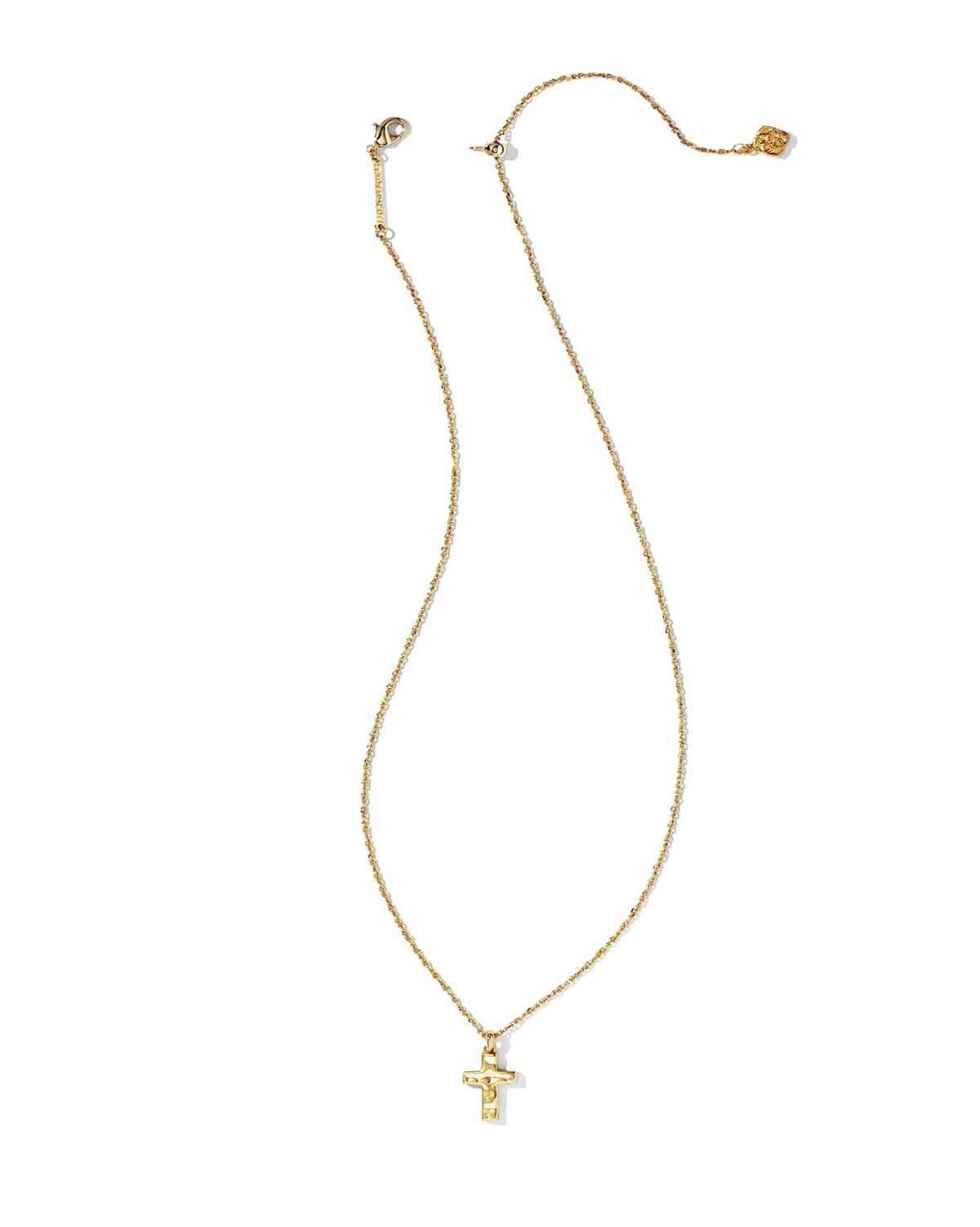 KENDRA SCOTT CROSS PENDENT NECKLACE IN GOLD