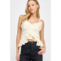 FOREVER & ALWAYS RUFFLED TOP