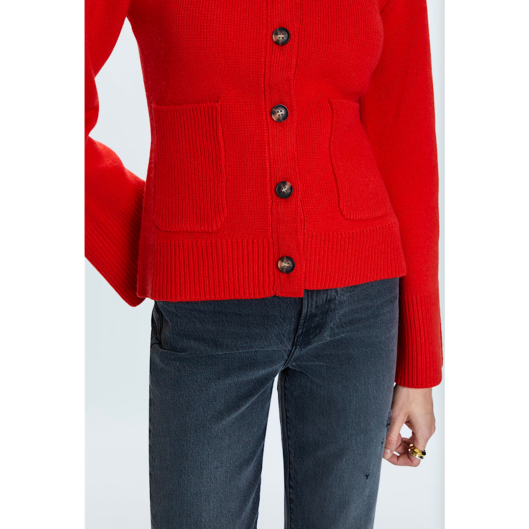 PISTOLA DANI CARDIGAN - ROUGE