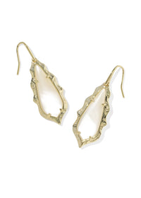 KENDRA SCOTT ADRIANA SCALLOP FRAME DROP EARRINGS