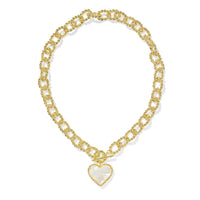 KENDRA SCOTT HAISLEY HEART STATEMENT NECKLACE