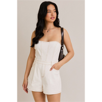 THE MCCOLLUM DENIM ROMPER