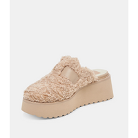 DOLCE VITA LELANI PLUSH FLATS - NATURAL