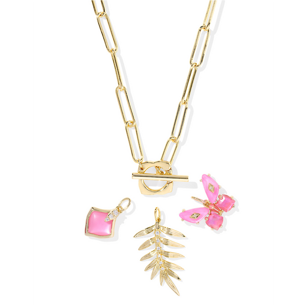 KENDRA SCOTT BIANCA BUTTERFLY CHARM NECKLACE