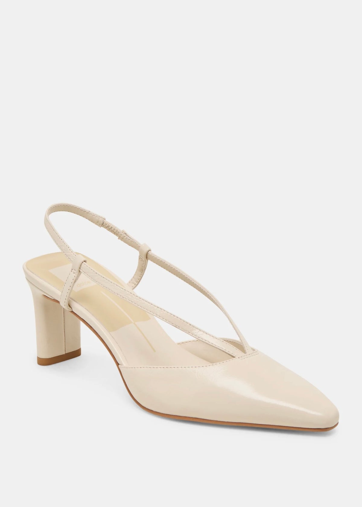 DOLCE VITA GINAY HEELS BONE LEATHER
