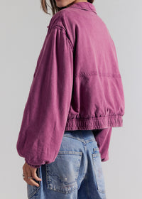 FREE PEOPLE BIRDIE WASHED JACKET - ROAN ROGUE