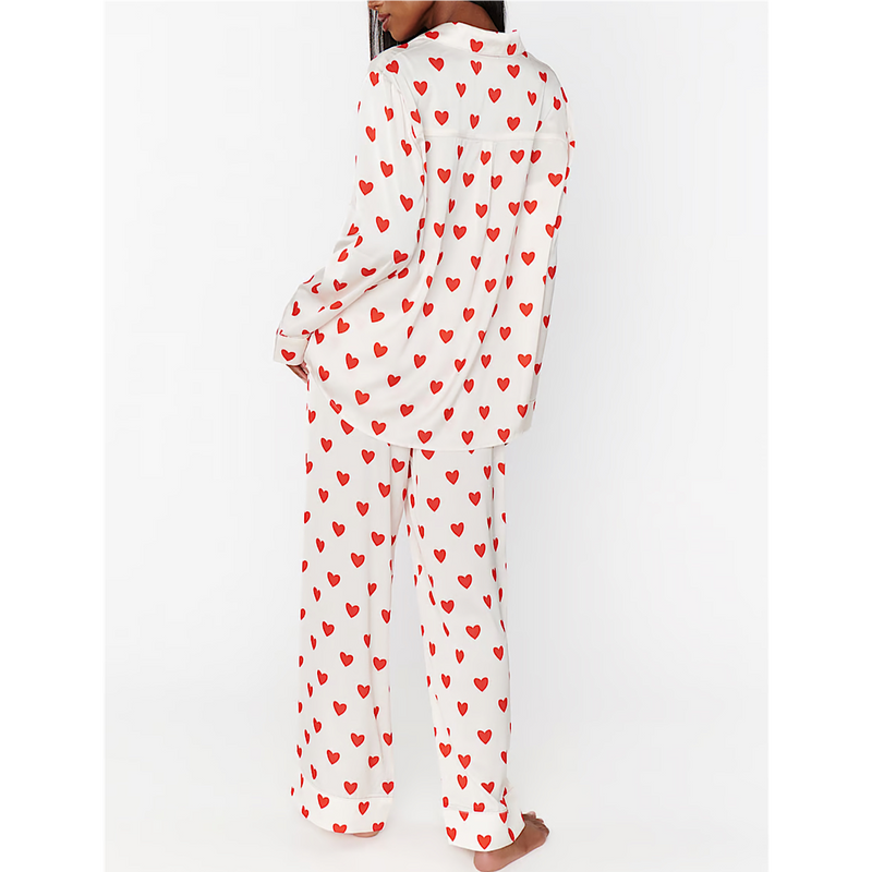 SHOW ME YOUR MUMU CLASSIC PJ SET - QUEEN OF HEARTS SILKY