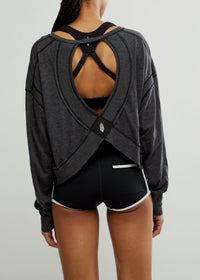 FREE PEOPLE MOVEMENT MY TIME LAYER - BLACK