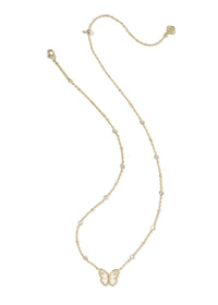 KENDRA SCOTT CAILEY BUTTERFLY SHORT PENDANT NECKLACE