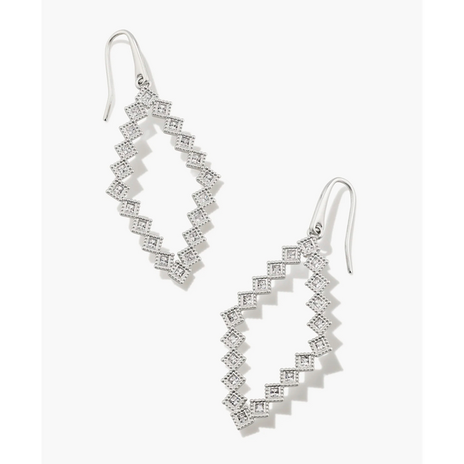 KENDRA SCOTT KINSLEY OPEN FRAME EARRINGS