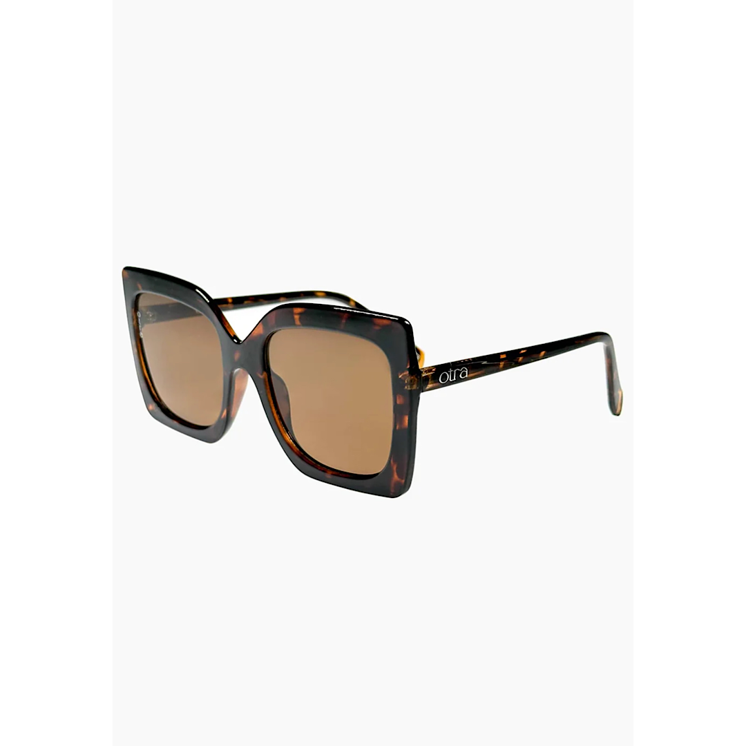 OTRA EYEWEAR DYNASTY SUNGLASSES - TORTOISESHELL