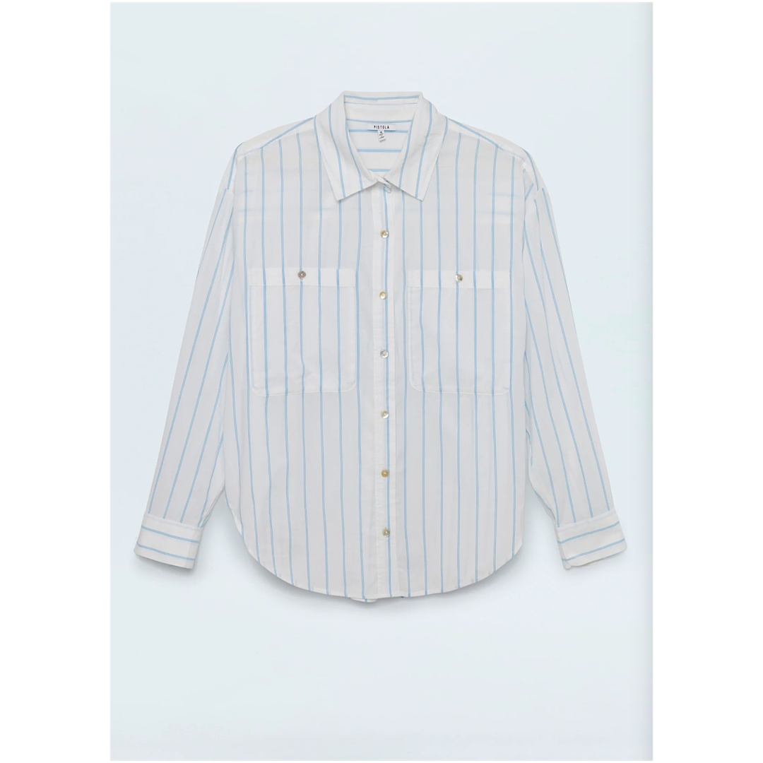 PISTOLA SAMANTHA SHIRT - FROST STRIPE