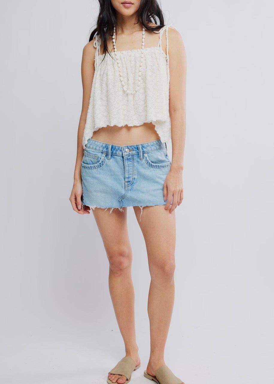 FREE PEOPLE BRIANA TANK - SUGAR SWIZZLE