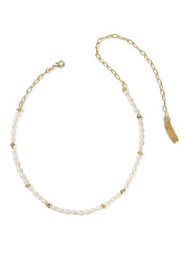 KENDRA SCOTT GABRIELLA PEARL STRAND NECKLACE - GOLD