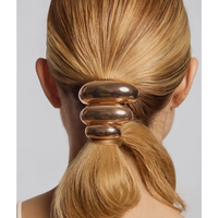 GOLD METAL CLOUD CUFF HAIR TIE
