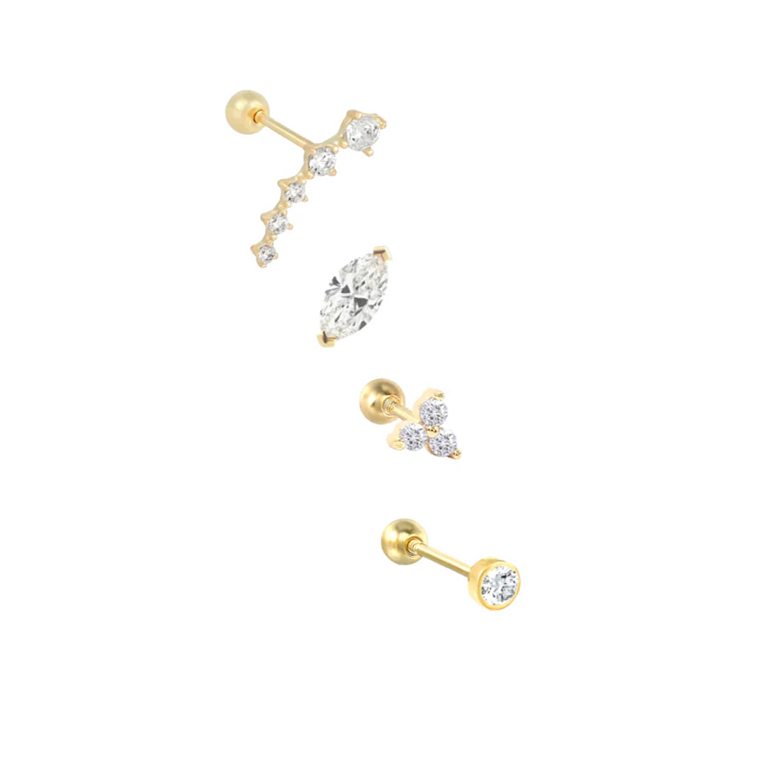 STARGAZER STUD EARRING SET