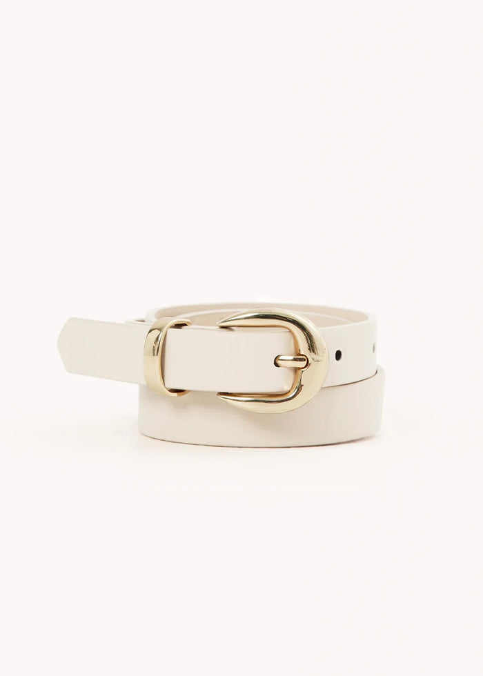 BILLINI BELLA BELT - BONE/GOLD