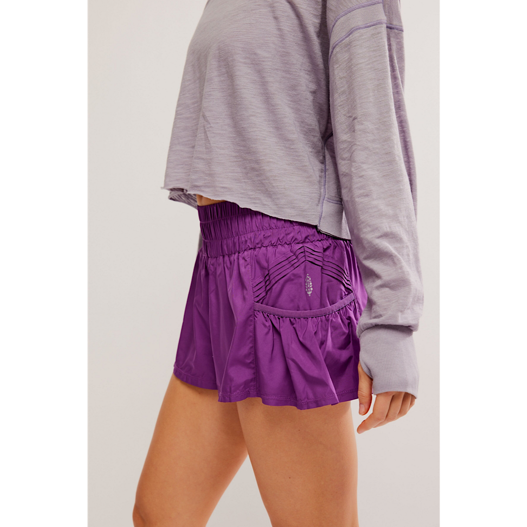 FREE PEOPLE MOVEMENT GET YOUR FLIRT ON SHORTS - CHAMPION