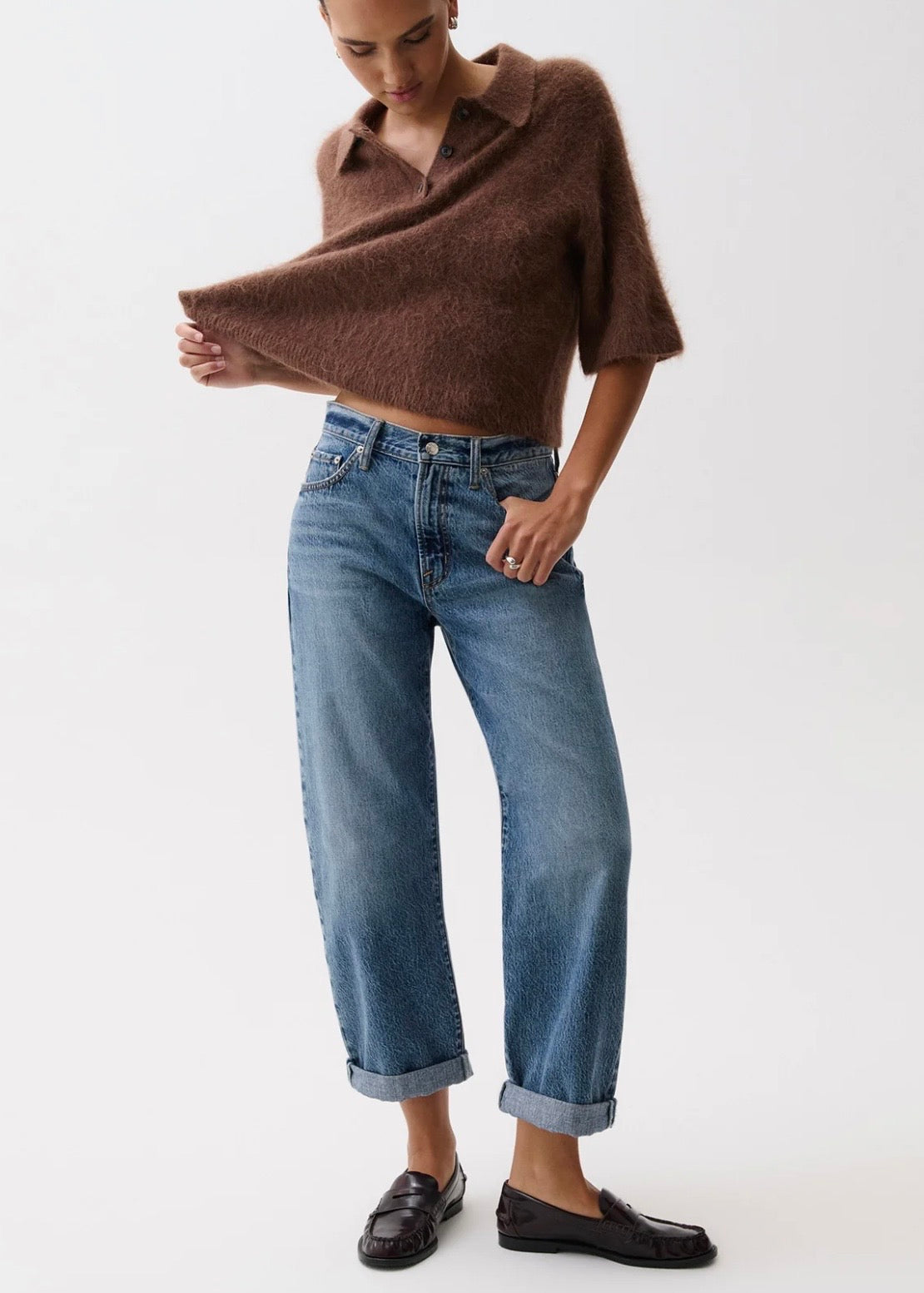 PISTOLA DONNY ROLLED HEM BOYFRIEND DENIM - WILCOX