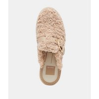 DOLCE VITA LELANI PLUSH FLATS - NATURAL