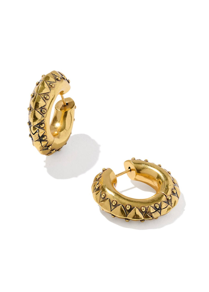 KENDRA SCOTT CATHERINE HOOP EARRINGS