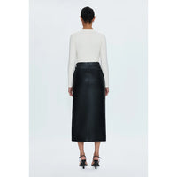 PISTOLA ALICE MIDI SKIRT - SLATE BLACK