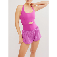 FREE PEOPLE MOVEMENT RIGHTEOUS RUNSIE - RASPBERRY PUNCH
