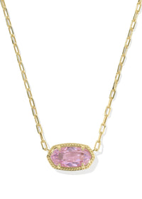 KENDRA SCOTT ELISA LUXE SHORT PENDANT NECKLACE