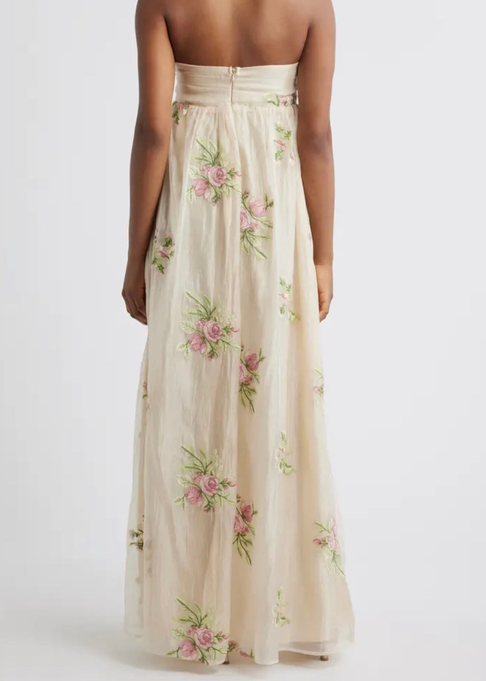 LULUS FIONA EMBROIDERED MAXI DRESS
