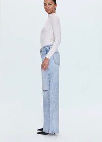 PISTOLA HENDRIX HIGH RISE BAGGY - REVEL DISTRESSED