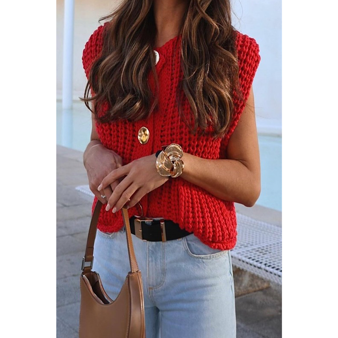 THE MORGIE KNITTED VEST