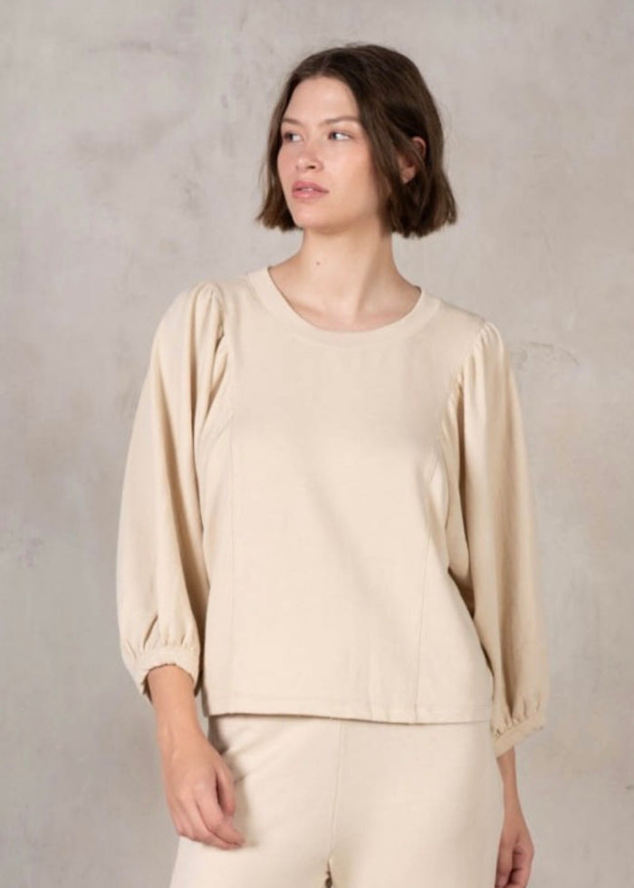THE CARRIE SWEATSHIRT - CREAM