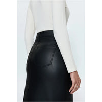 PISTOLA ALICE MIDI SKIRT - SLATE BLACK