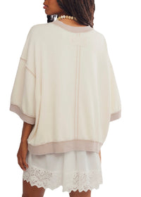 FREE PEOPLE EVERYTHING PULLOVER - NILLA CREAM