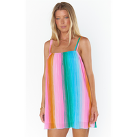 SHOW ME YOUR MUMU SICILY DRESS - OMBRÉ PLEATED KNIT