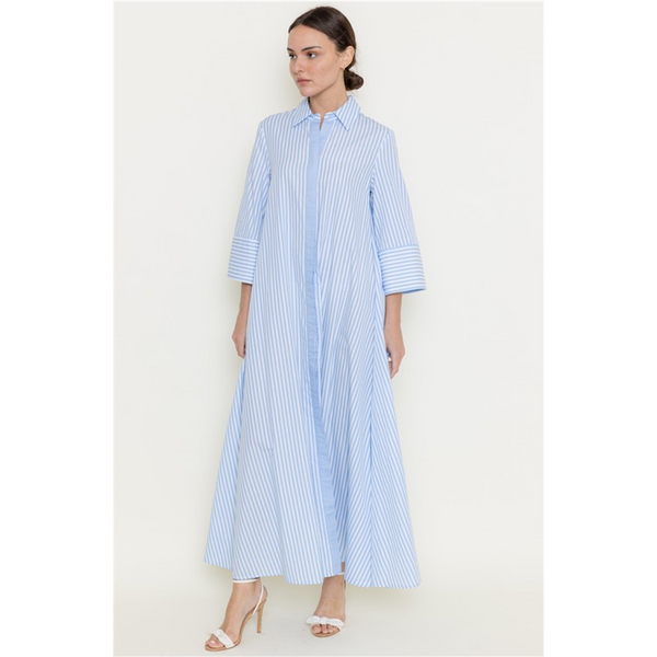 TAKE MY HEART STRIPED MAXI DRESS
