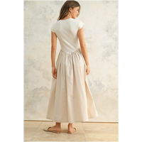 BREAKING HEARTS MIDI DRESS