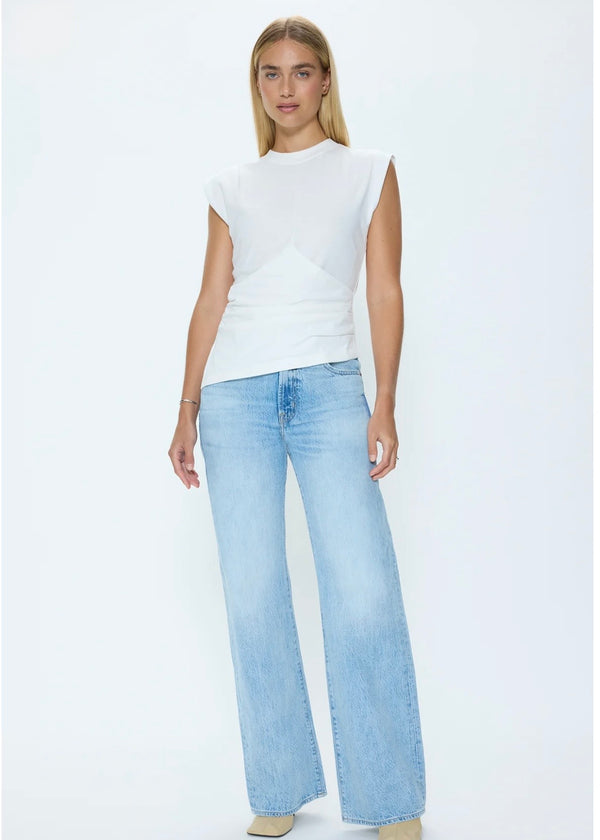 PISTOLA NYA DRAPED TEE - LE BLANC