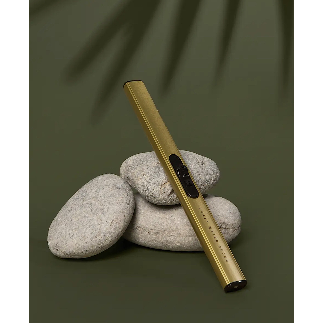 RECHARGEABLE ELECTRIC LIGHTER - GOLD