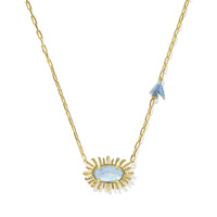 KENDRA SCOTT ELISA BIRD SHORT PENDANT NECKLACE