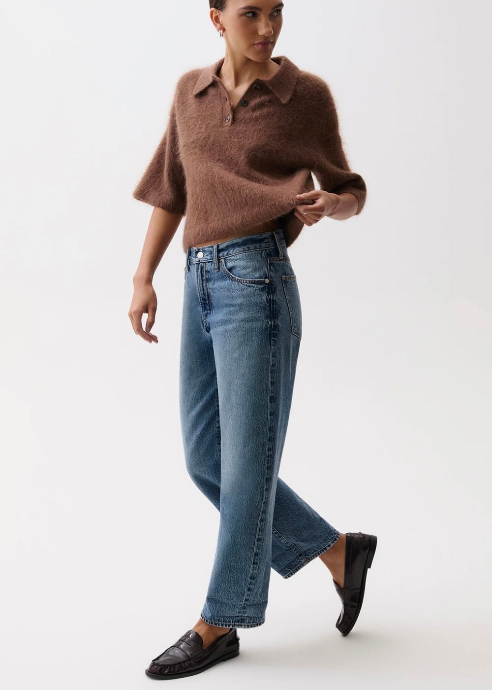 PISTOLA DONNY ROLLED HEM BOYFRIEND DENIM - WILCOX
