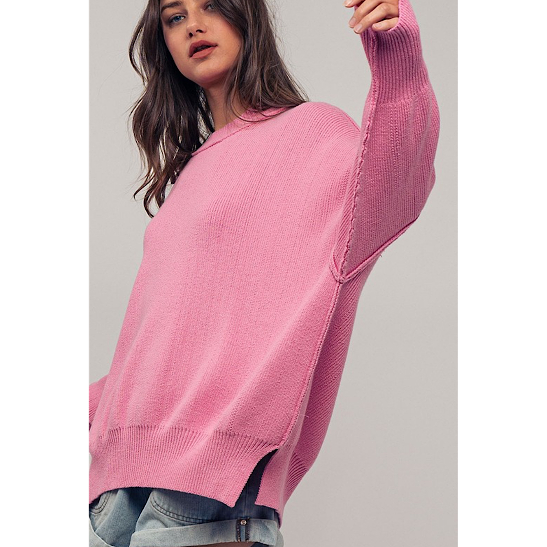 ALL YOURS SWEATER - PINK