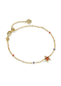 KENDRA SCOTT MINI CASSIDY DELICATE CHAIN BRACELET - GOLD